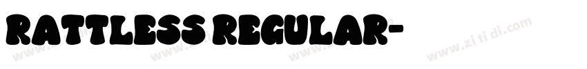 Rattless Regular字体转换
